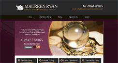 Desktop Screenshot of maureenryanfortuneteller.co.uk